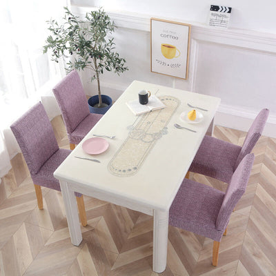 Funda Para Silla De Tela Morada