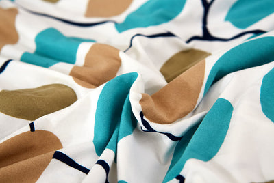 Funda Para Silla Floral (Azul)