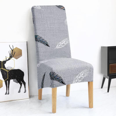 Funda Para Silla De Plumas Gris Grande