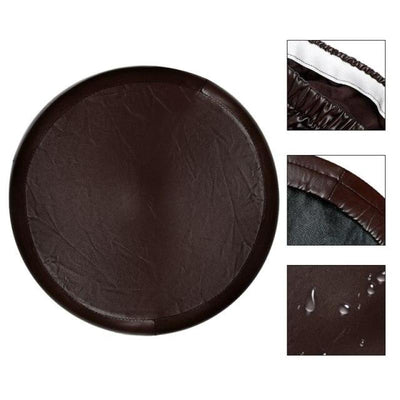 Funda Taburete Bar Redondo Marrón Café