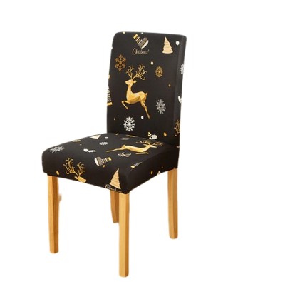 Funda Silla Feliz Navidad Negro