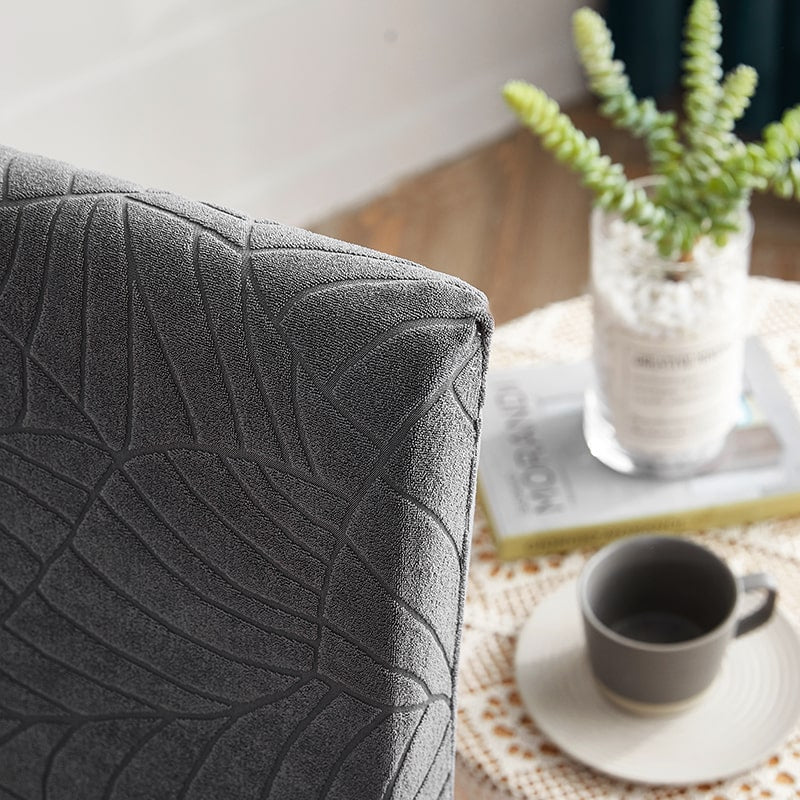 Funda Impermeable Para Silla De Hoja Gris Carbón