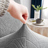 Funda Para Silla Impermeable Leaf Gris Claro