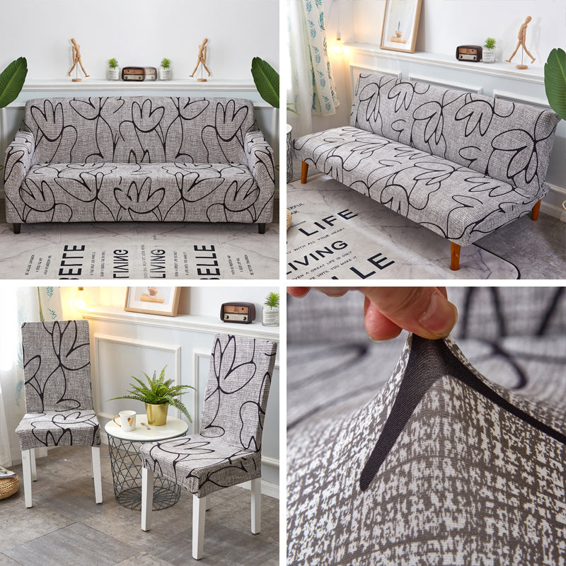 Funda Para Silla Moderna (Gris)