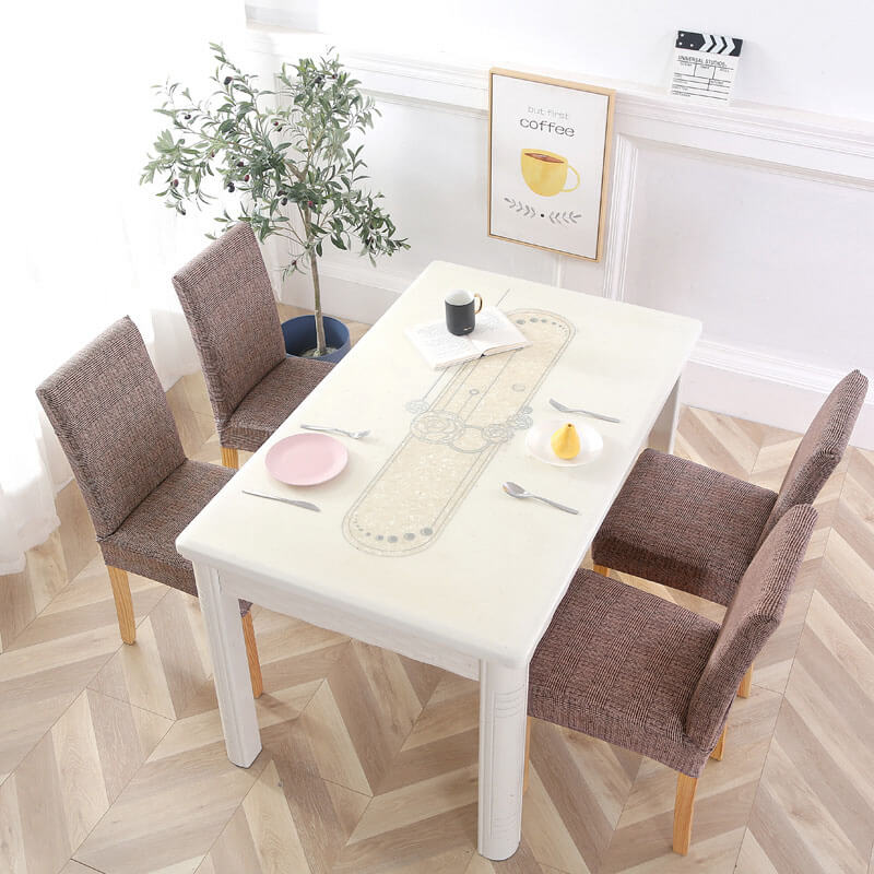 Funda Para Silla De Tela Marrón