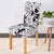 Funda Silla Floral (Blanco-Negro)