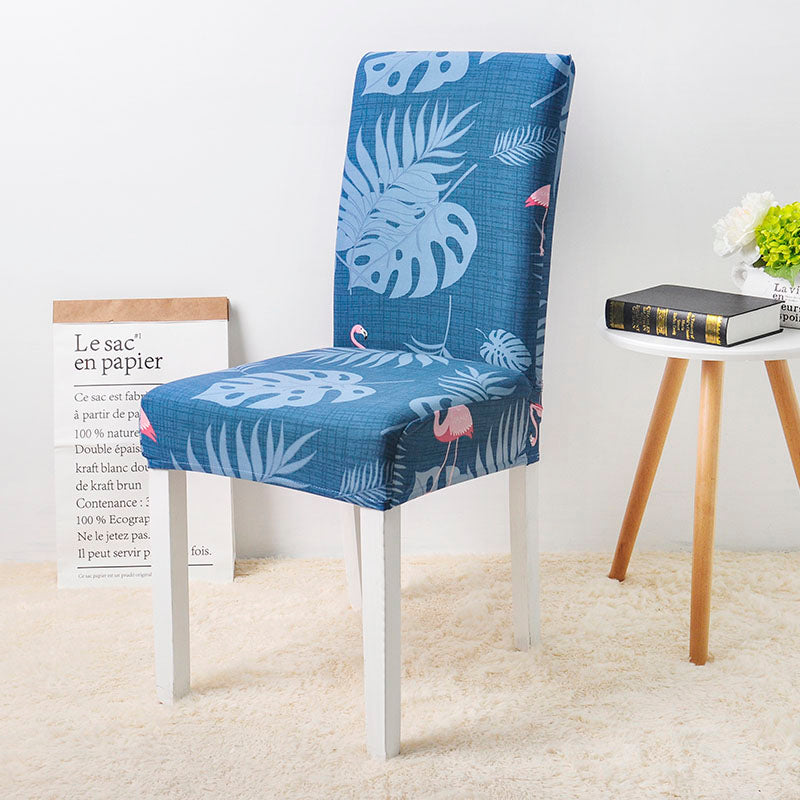 Funda Silla Floral (Azul-Rosa)