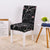 Funda Para Silla Floral (Negro)