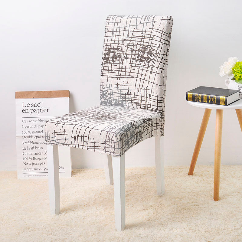Funda Silla Moderna (Blanco-Gris)