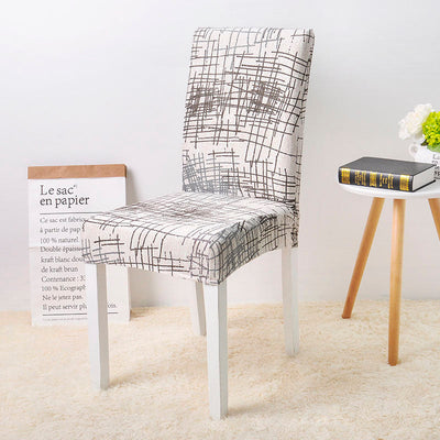 Funda Silla Moderna (Blanco-Gris)