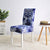 Funda Para Silla Vintage Blanca Y Azul