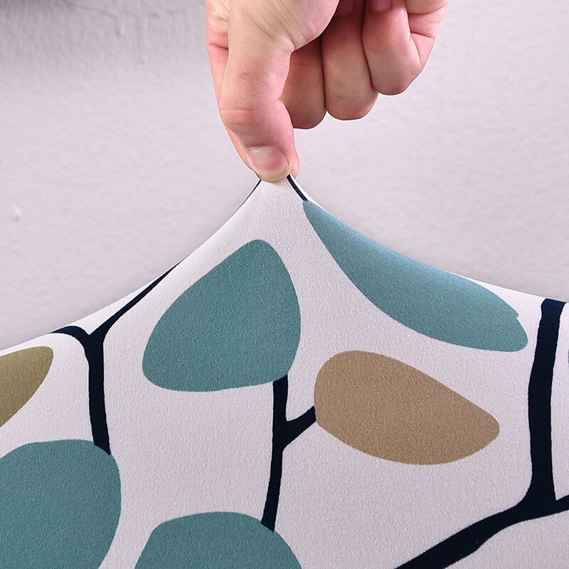 Funda Para Silla Floral (Azul)