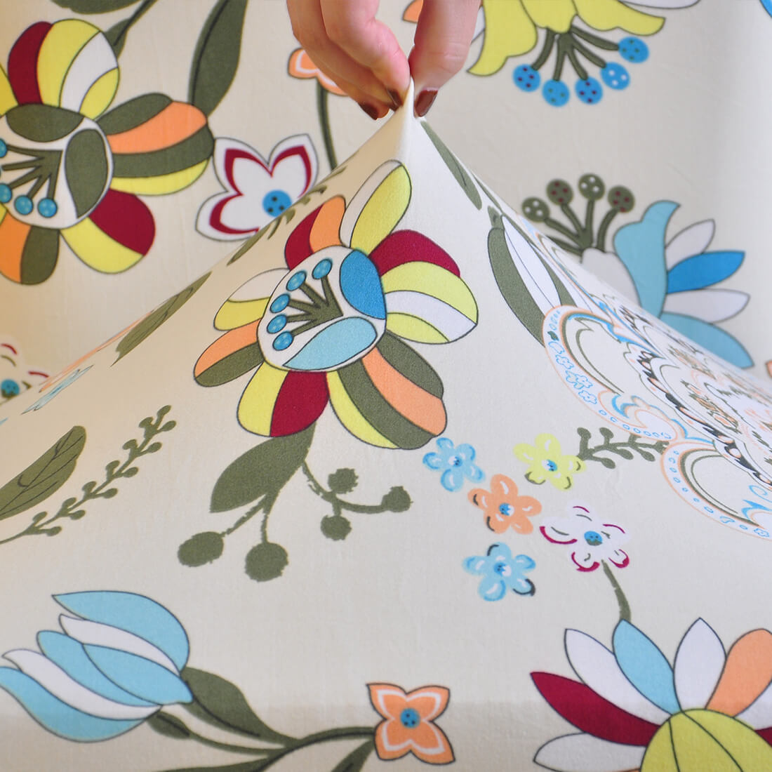 Funda Silla Floral Multicolor