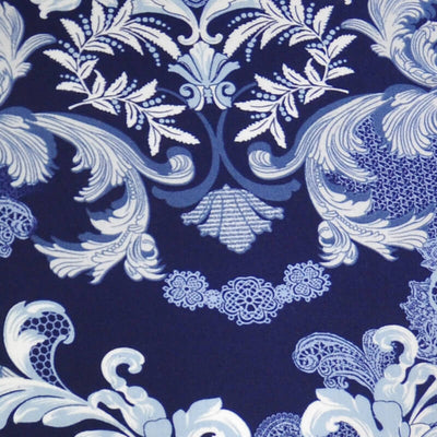 Funda Para Silla Vintage Blanca Y Azul