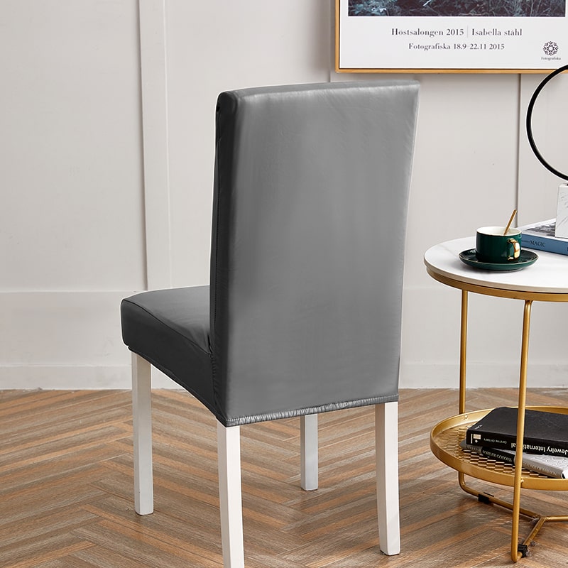 Funda Sillón Polipiel Gris Antracita