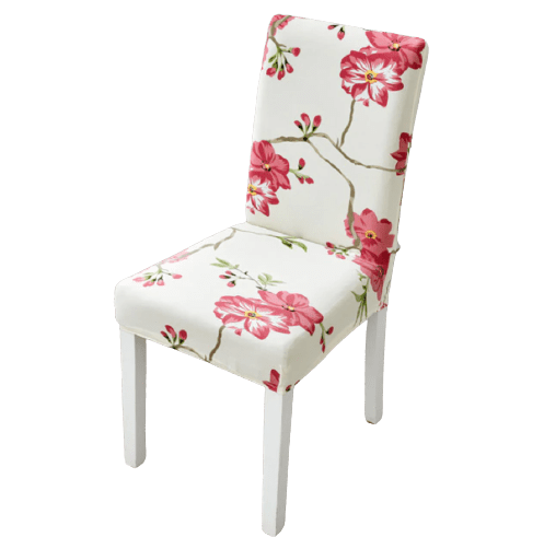 Funda Para Silla Floral Roja