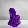 Funda Para Silla De Boda De Satén Morado