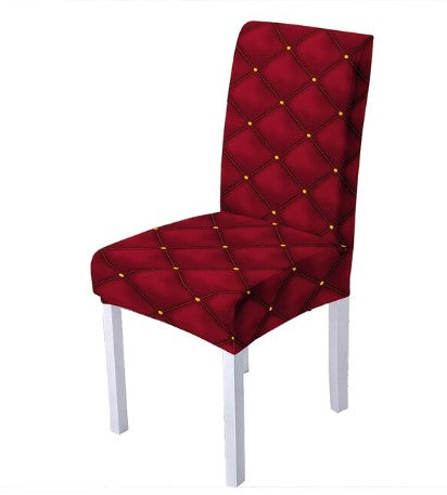 Funda Para Silla Acolchada Roja