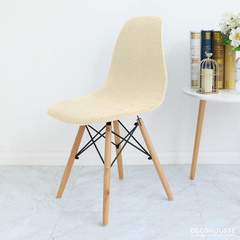Funda Para Silla Escandinava Beige Claro