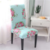Funda Silla Jamila Rosa Floral Turquesa