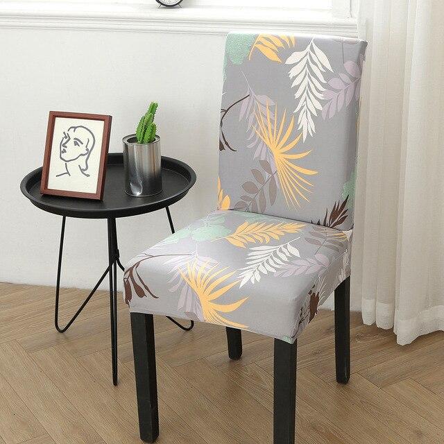 Funda Silla Gris Motivos Multicolores