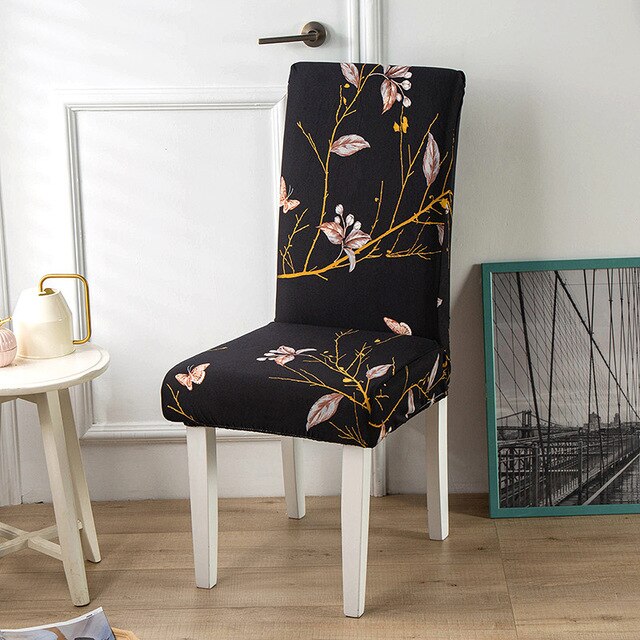 Funda Silla Negra Ramas