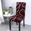 Funda Silla Rojo Burdeos Con Lineas Blancas Tiziana