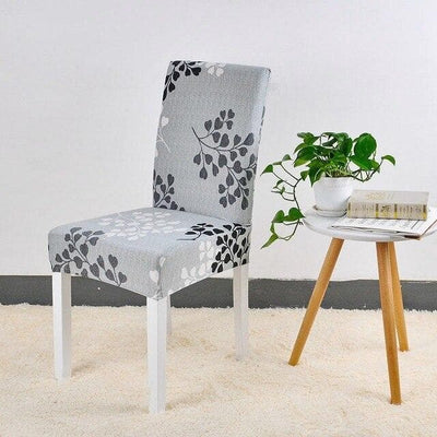 Funda Silla Hoja Gris
