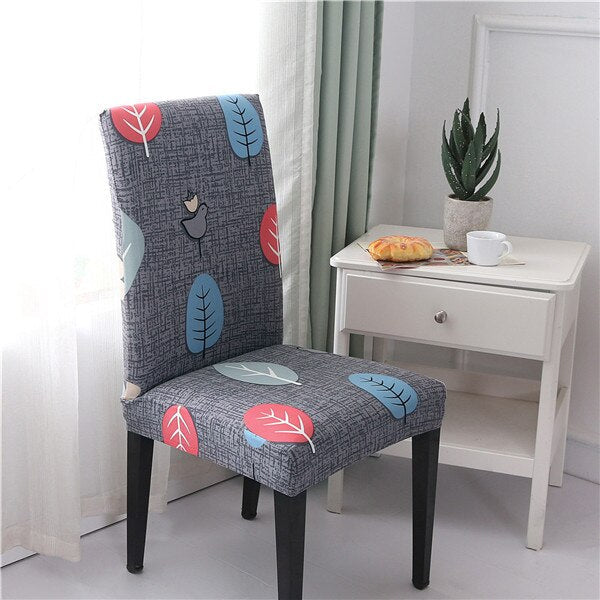 Funda Silla Hoja Gris