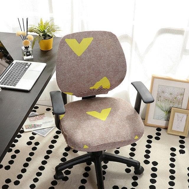 Funda Para Silla De Oficina Beige Oscuro