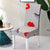 Funda De Silla Gris Con Estampado De Labios Rojos