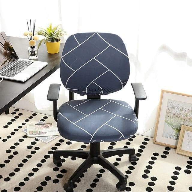 Funda Para Silla De Oficina Gris Oscuro Gabriella